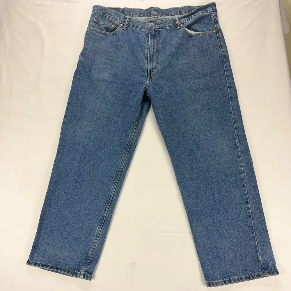 Levi's‎ 550 Relaxed Fit Jeans Blue Denim Classic Straight Leg W42 L30